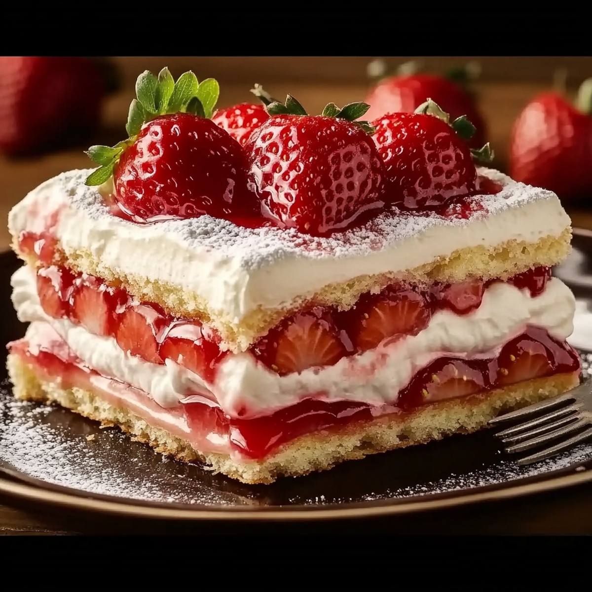 Dreamy Strawberry Eclair Cake Recipe
