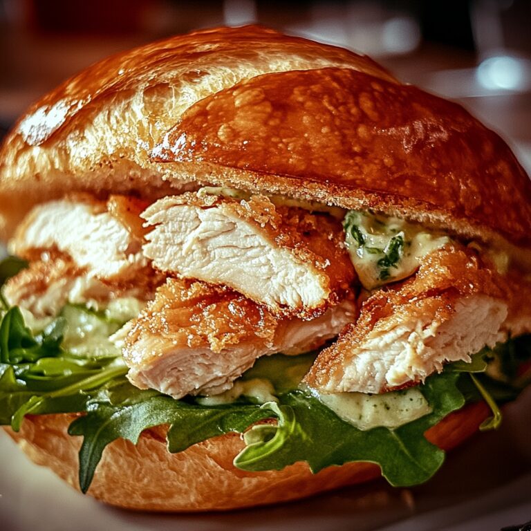 Chicken Caesar Croissant Sandwich Recipe