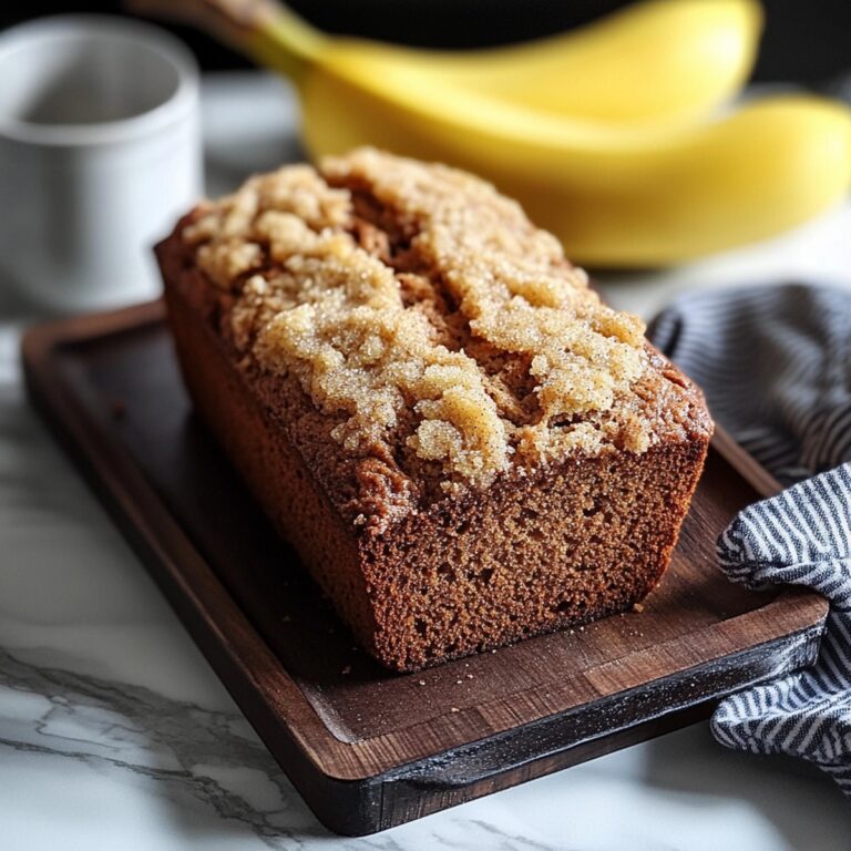 Cinnamon Crunch Banana Bread Recipe