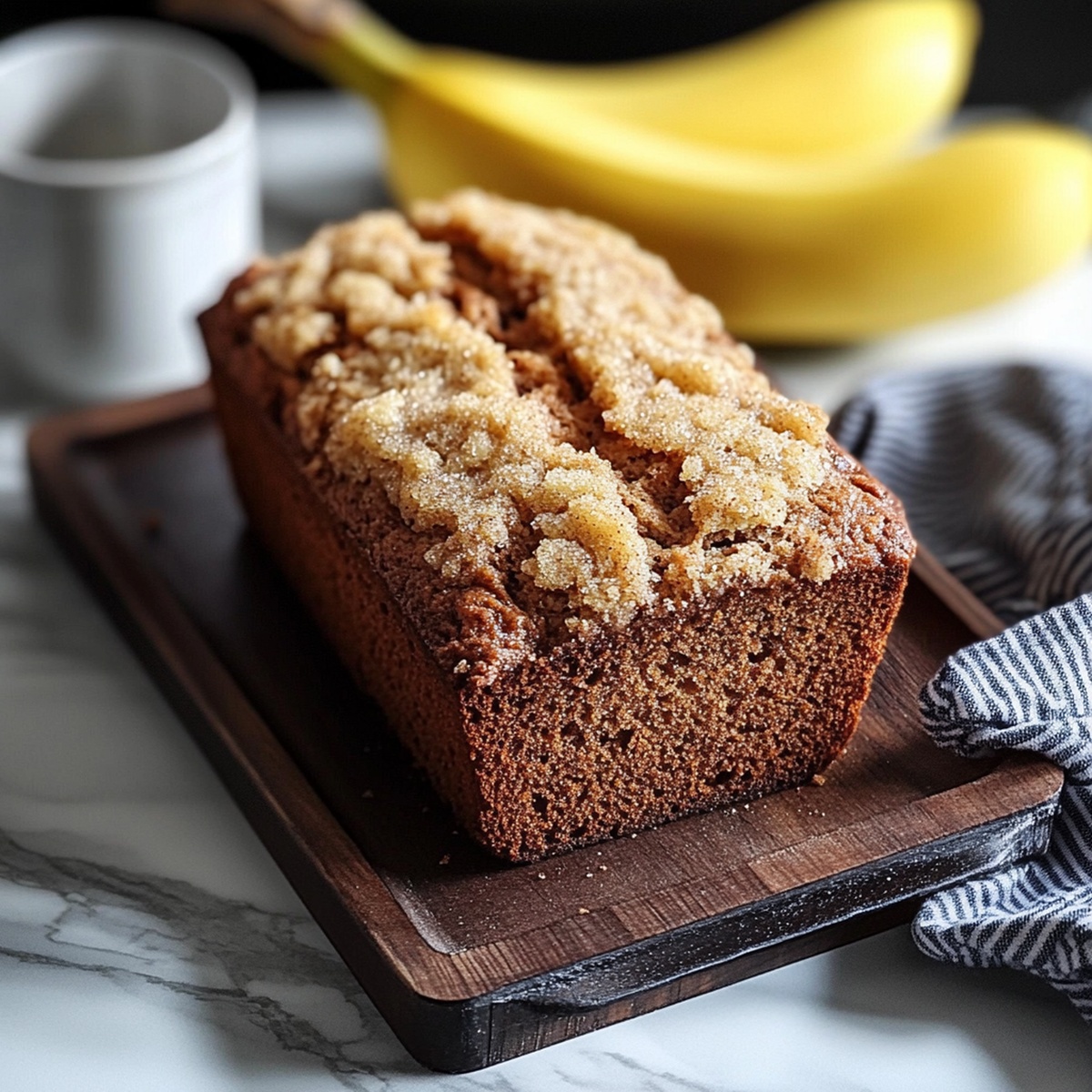 Cinnamon Crunch Banana Bread Recipe
