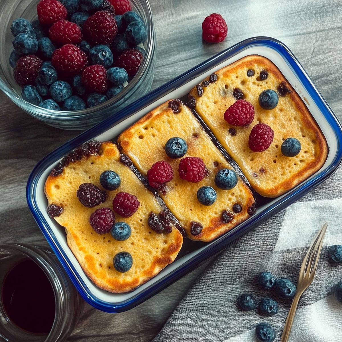 Fluffy High Protein Pancake Bowl Recipe
