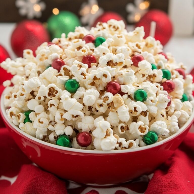 Santa Crunch Popcorn Recipe