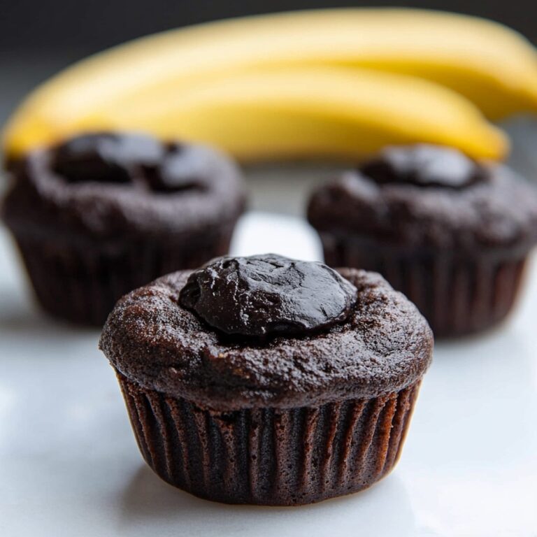 Dark Chocolate Banana Bread Muffins Recipe