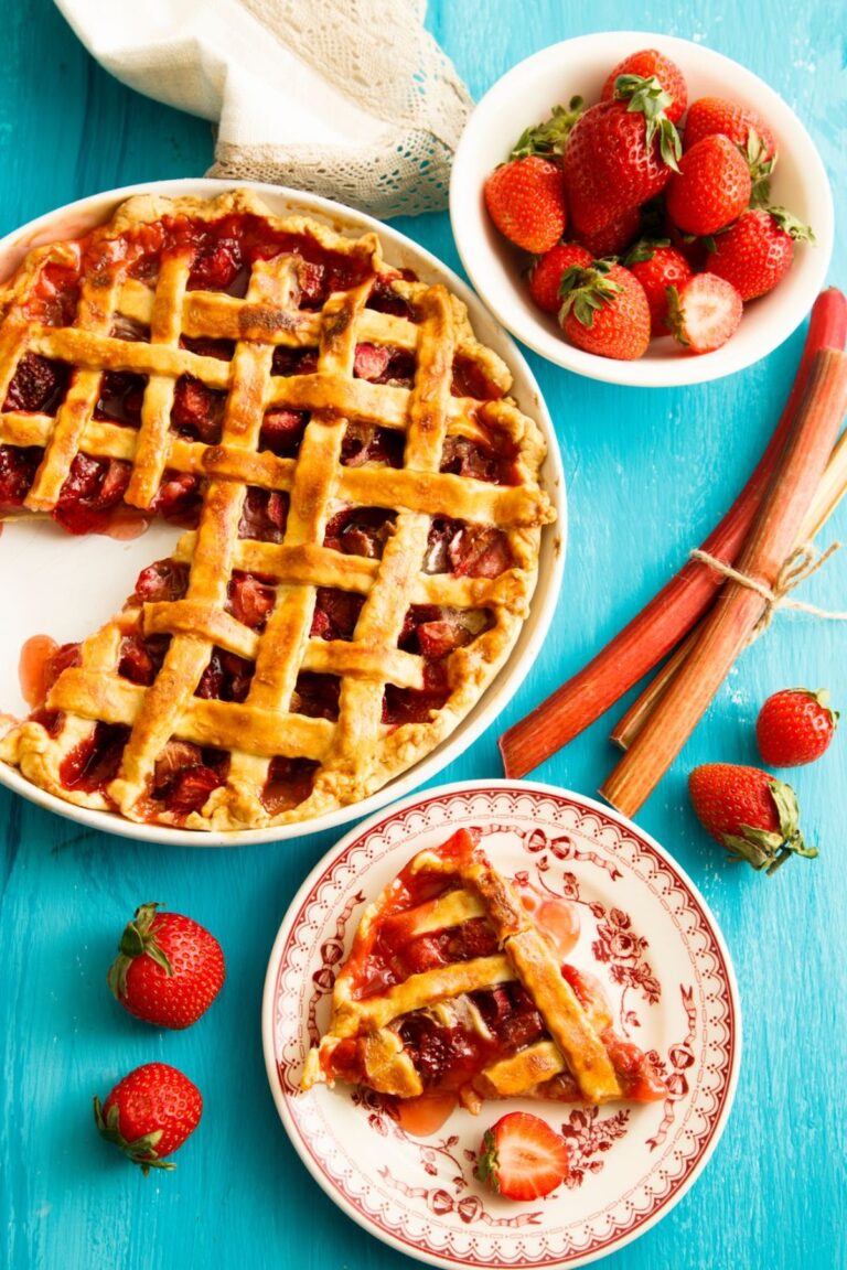 Sweet Joy Of Cooking Strawberry Rhubarb Pie Recipe