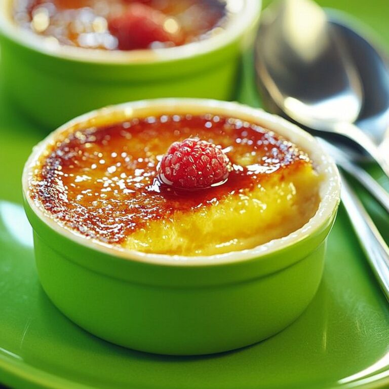 Silky Rhubarb Creme Brulee Recipe