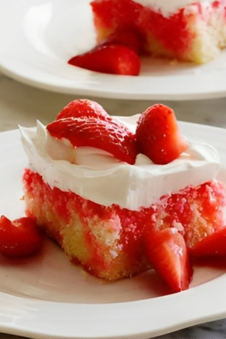 Heavenly Pioneer Woman Strawberry Poke Cake Recipe
