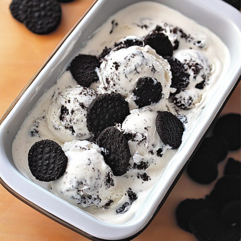 No Churn Cookies and Cream Ice Cream Recipe