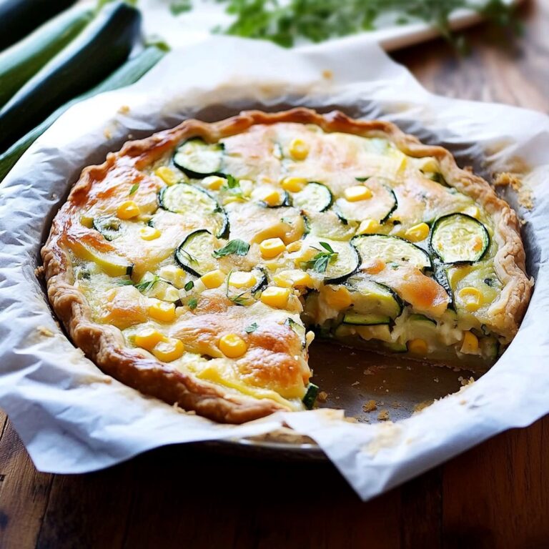 Sweet Corn and Zucchini Pie Recipe
