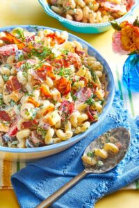 Creamy Pioneer Woman Bacon Ranch Pasta Salad Recipe