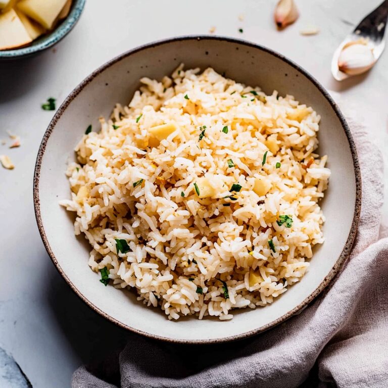 Easy Garlic Butter Rice Recipe