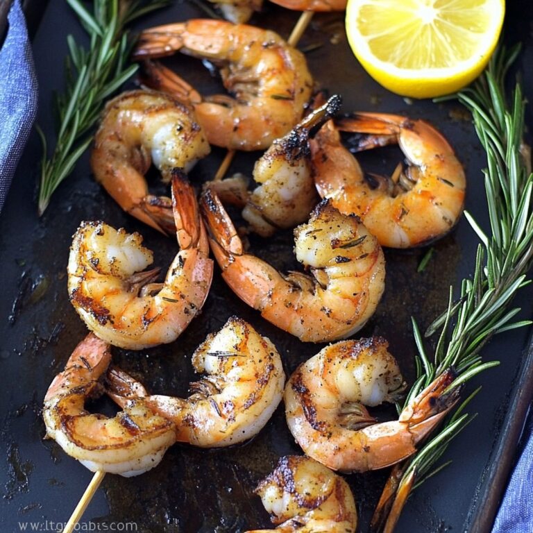 Grilled Rosemary Shrimp Recipe