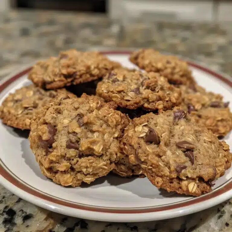 Soft Chocolate Chip Oatmeal Cookies Recipe