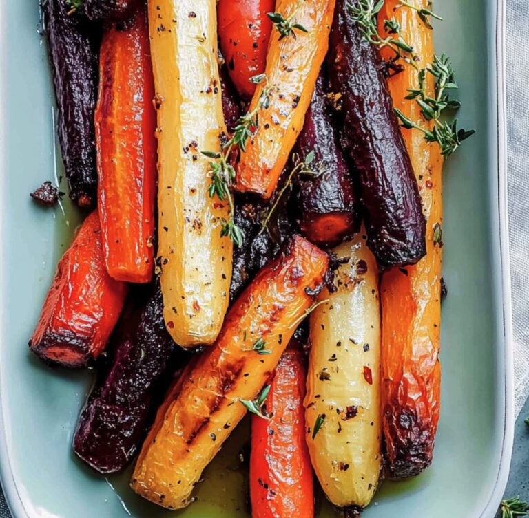 Honey Roasted Colorful Carrots Recipe