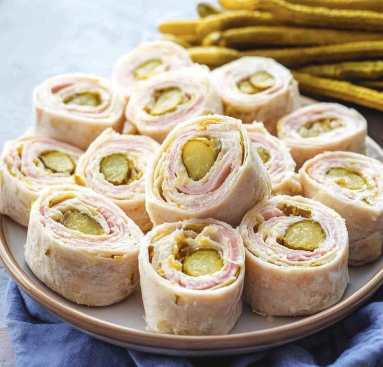Creamy Pickle Dip Pinwheels Recipe