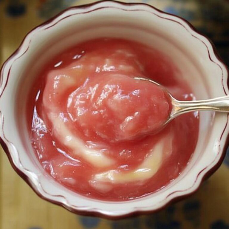 Tangy Rhubarb Sauce Recipe