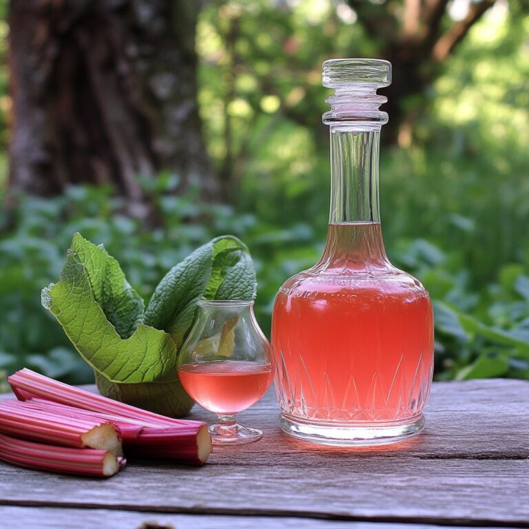 Smooth Rhubarb Liqueur Recipe