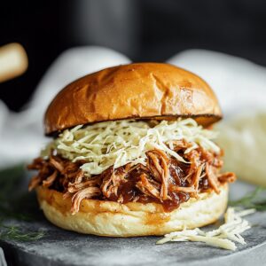 Tender Slow Cooker BBQ Pulled Pork Tenderloin Recipe