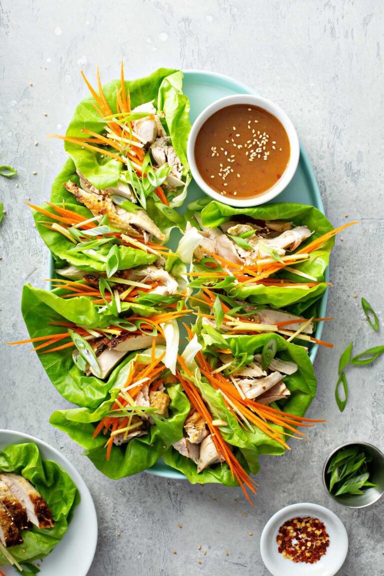 Sizzling Bobby Flay Chicken Lettuce Wraps Recipe