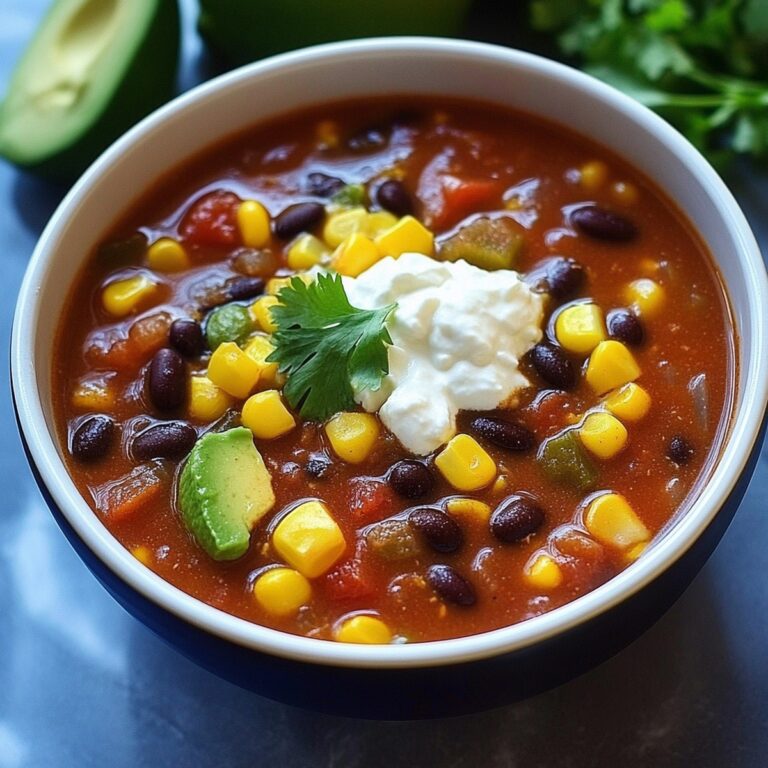 Vegetarian Taco Soup Recipe
