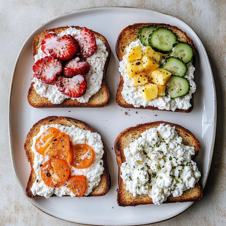 Cottage Cheese Breakfast Toast Recipe