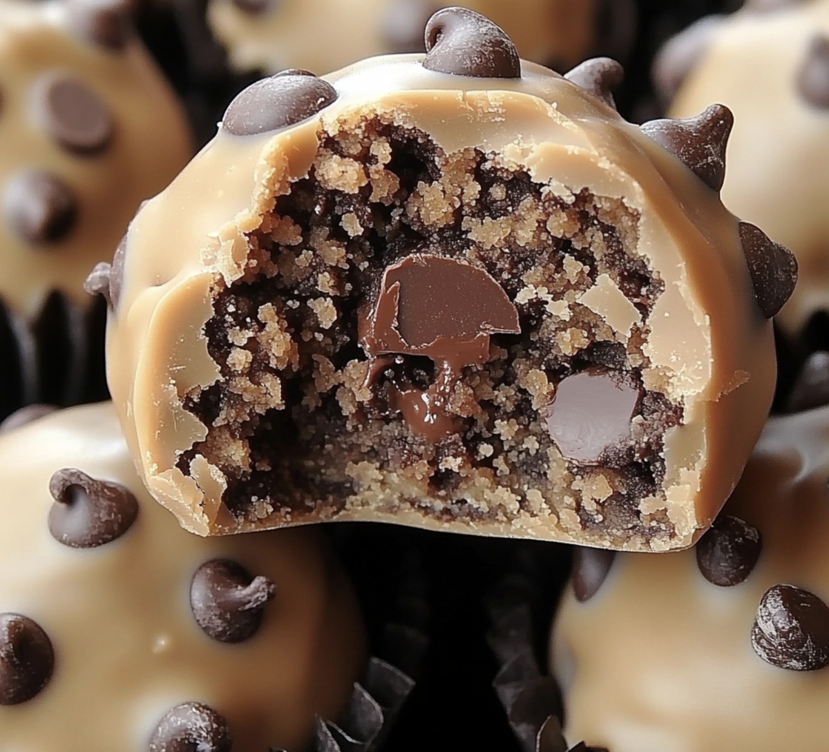 Chocolate Chip Cookie Dough Truffles Recipe