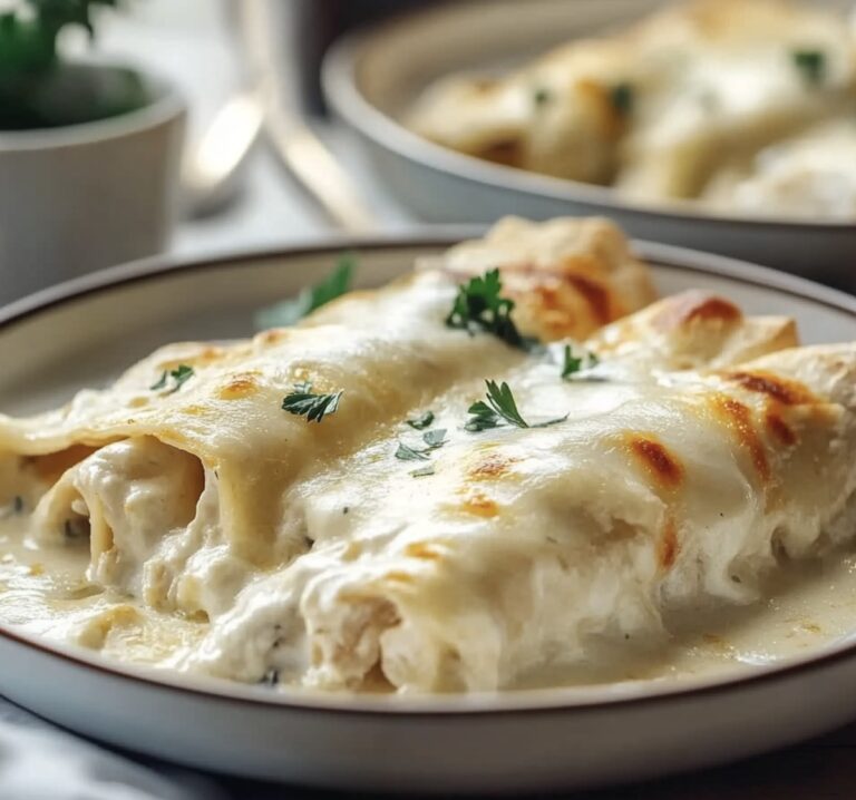 White Chicken Enchiladas Recipe