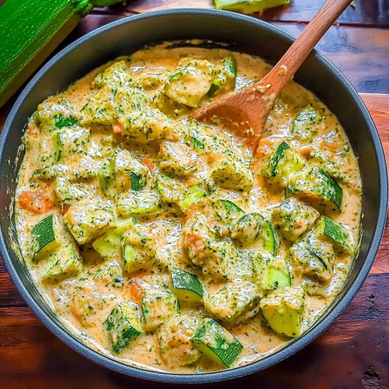 Creamy Zucchini Sauce Recipe