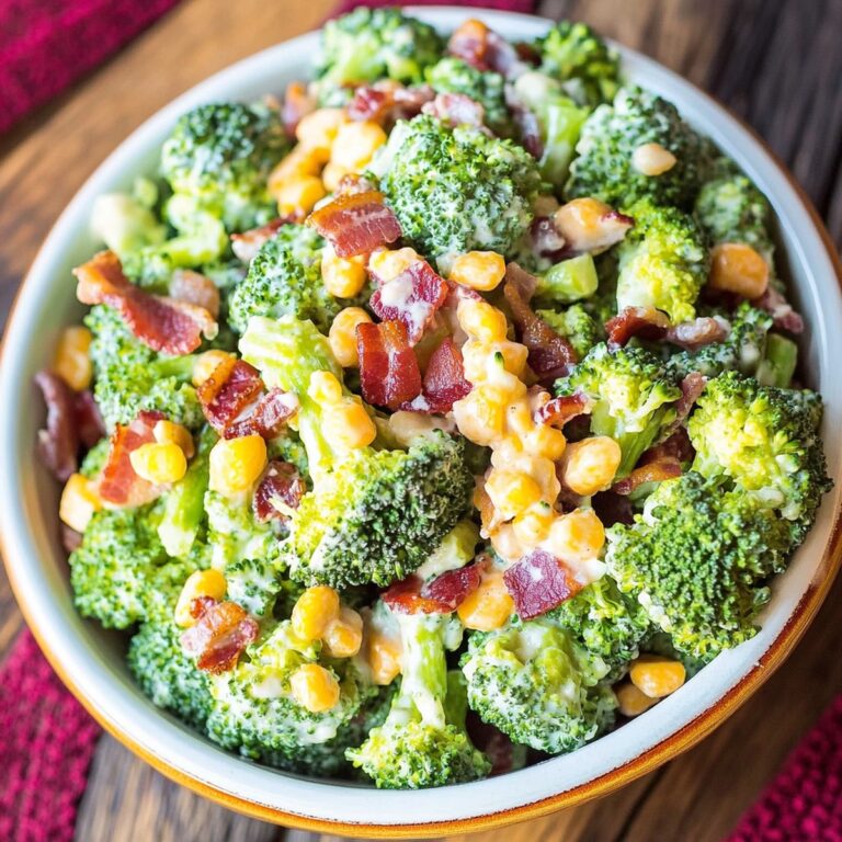 Broccoli Salad With Bacon & Cheddar Recipe