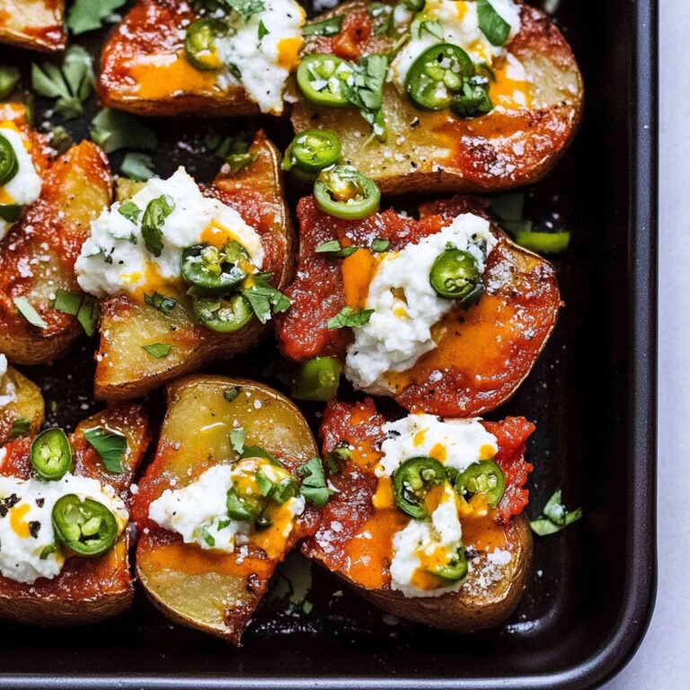 Smashed Buffalo Potatoes Recipe