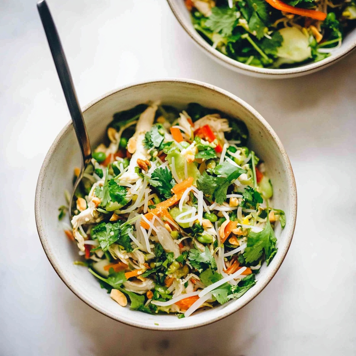 Vietnamese-Inspired Chicken Salad with Rice Noodles Recipe