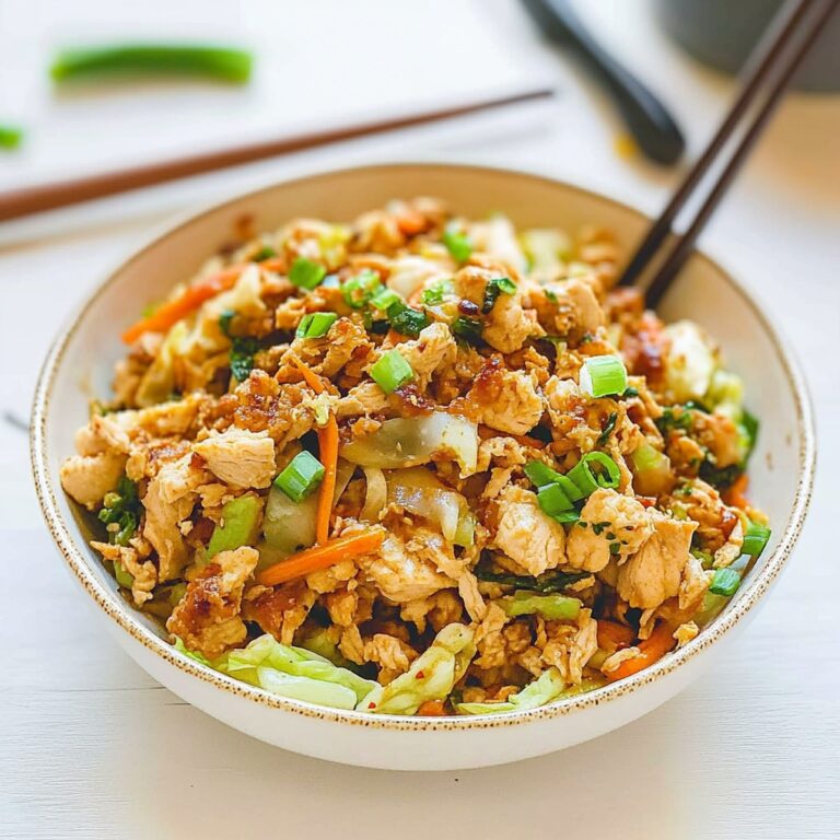 Tasty Chicken Egg Roll Bowls Recipe