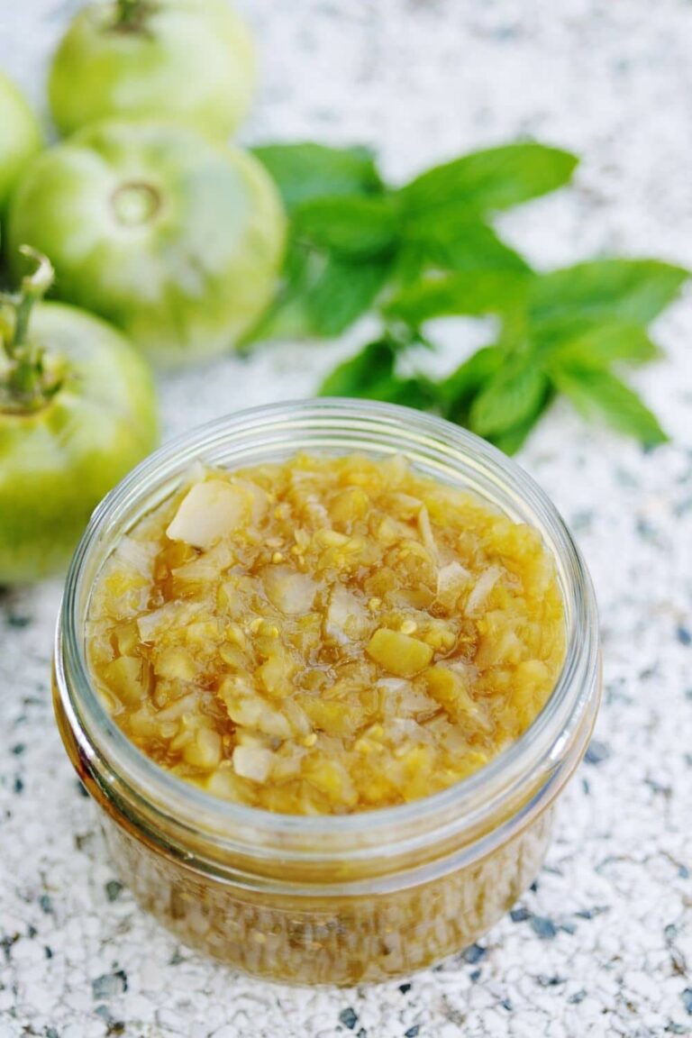 Tangy Mary Berry Green Tomato Chutney Recipe