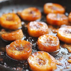 Pan Fried Cinnamon Bananas Recipe