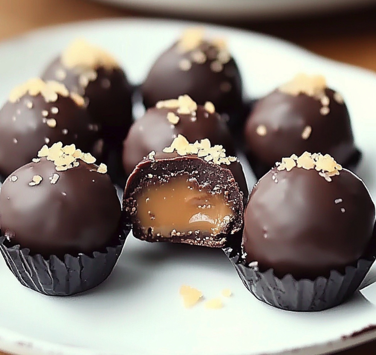 Salted Caramel Fudge Truffles Recipe
