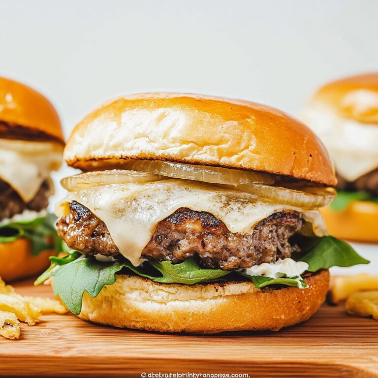French Onion Burgers Recipe