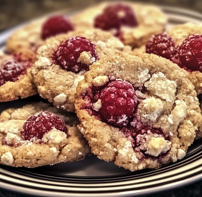 Raspberry Crumble Cookies Recipe
