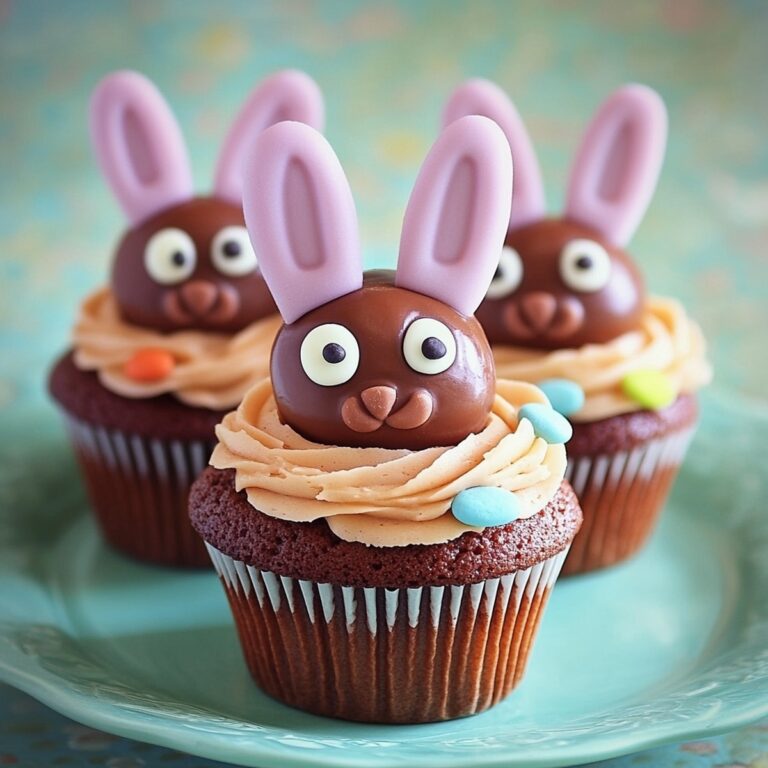 Reeses Cup Easter Bunny Cupcakes Recipe