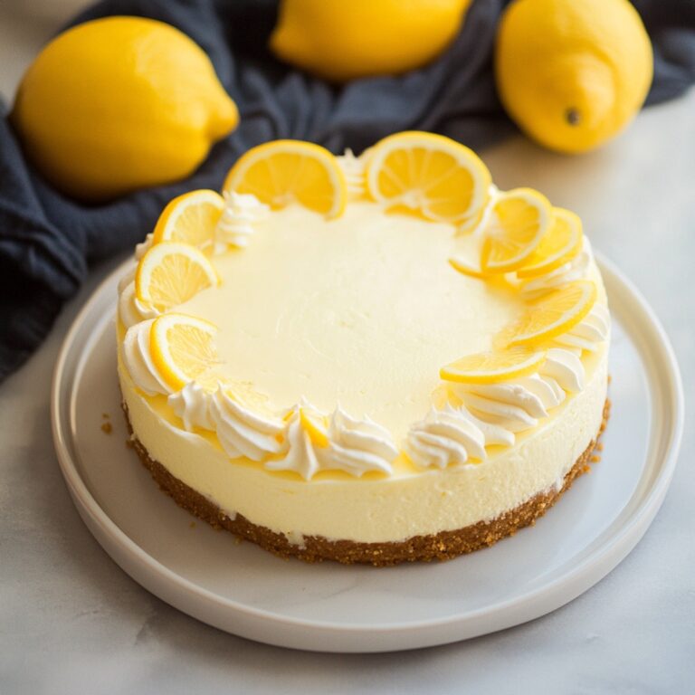 No-Bake Lemon Cheesecake Recipe