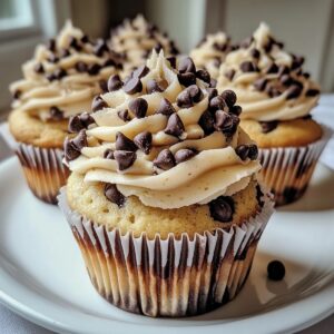 Chocolate Chip Cookie Dough Cupcakes Recipe