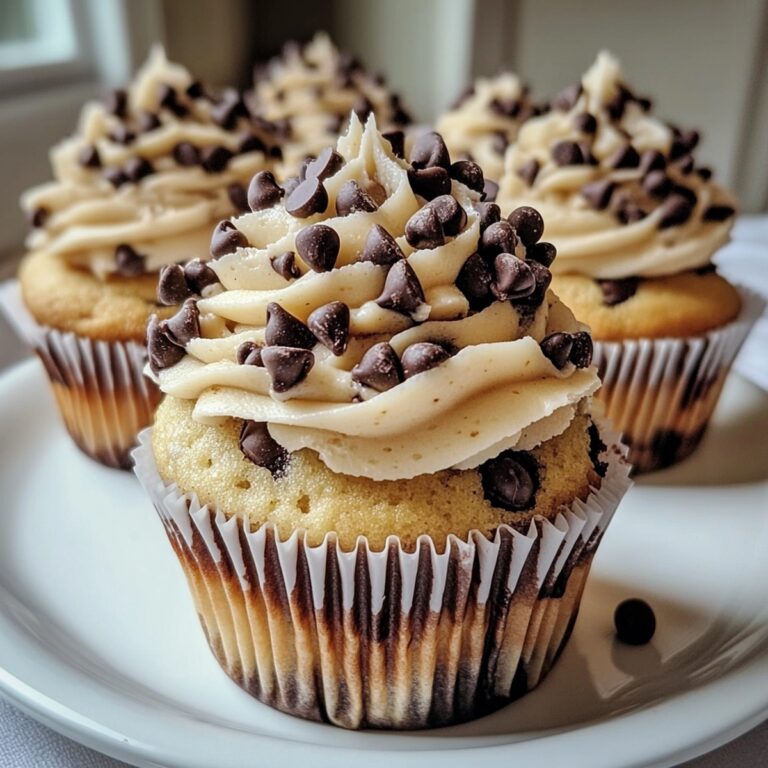 Chocolate Chip Cookie Dough Cupcakes Recipe