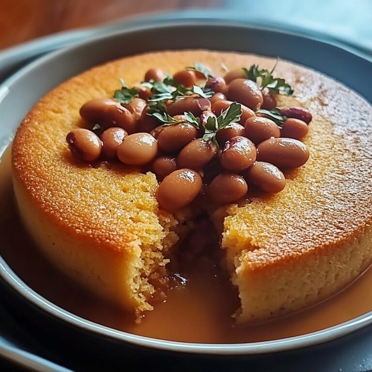 Hearty Cornbread and Pinto Beans for Lunch Recipe