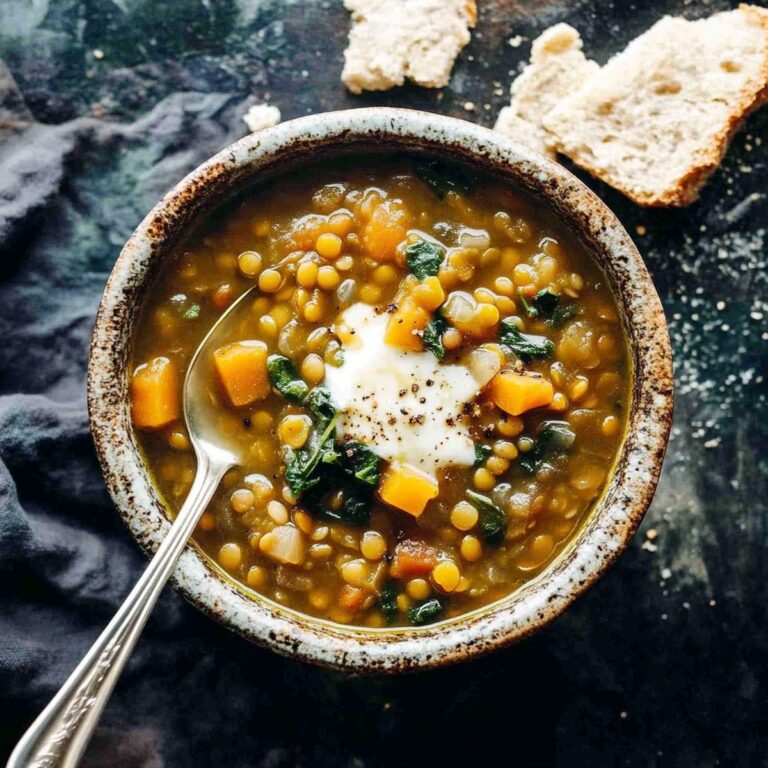 Detox Crockpot Lentil Soup Recipe