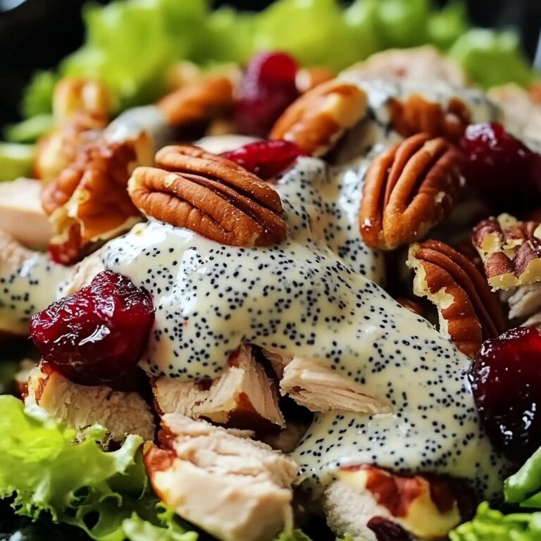 Tangy Cranberry Pecan Chicken Salad With Poppy Seed Dressing Recipe