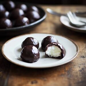 Dark Chocolate Coconut Bites Recipe
