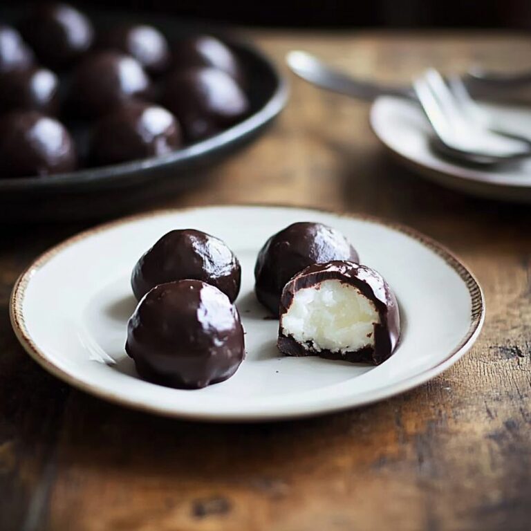 Dark Chocolate Coconut Bites Recipe