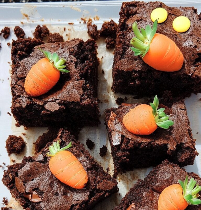 Carrot Patch Brownies Recipe