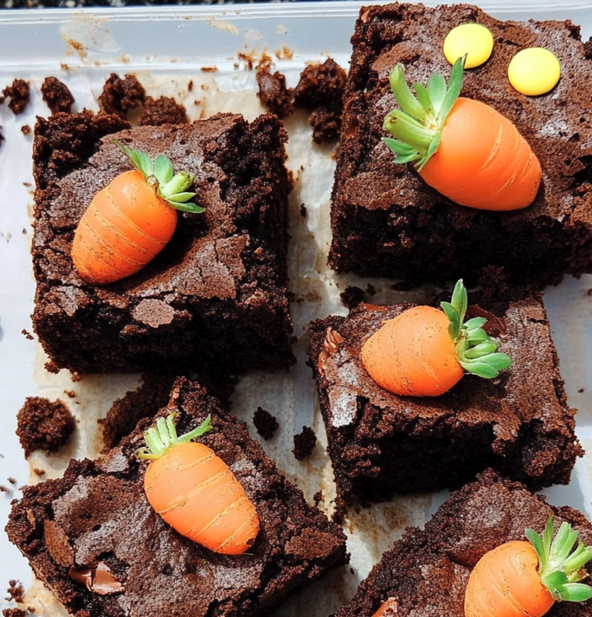 Carrot Patch Brownies Recipe