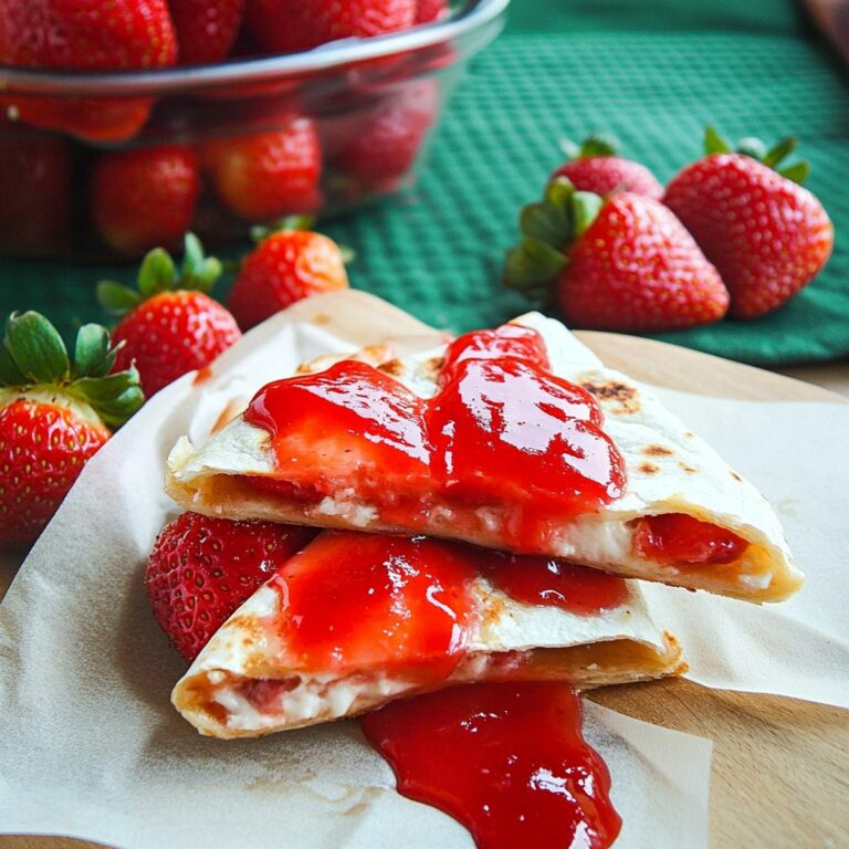Strawberry Cheesecakeadillas Recipe