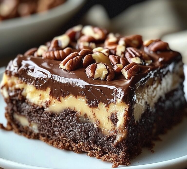 Chocolate Pecan Ooey Gooey Butter Cake Recipe