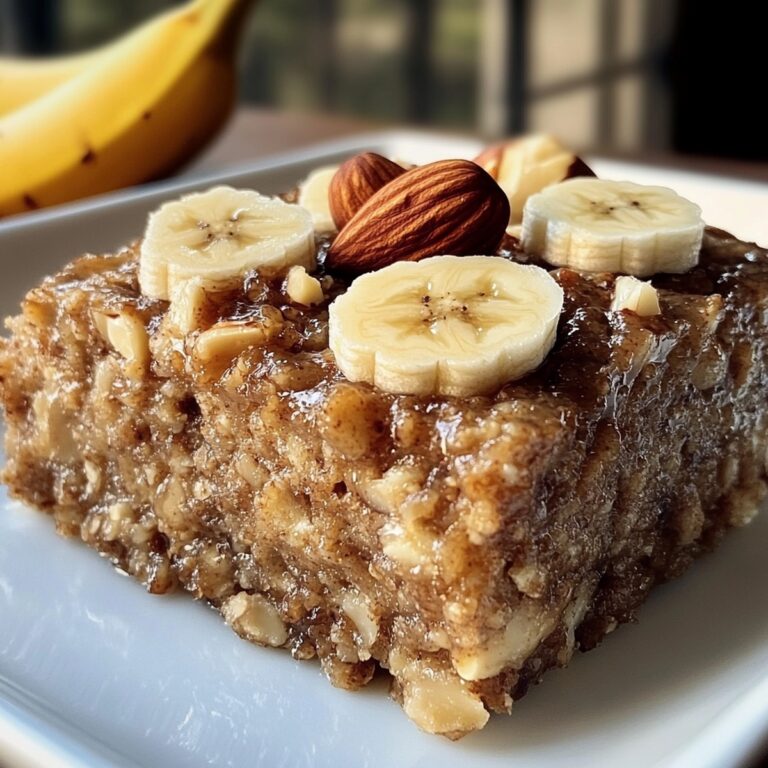 Banana Nut Baked Oatmeal Recipe